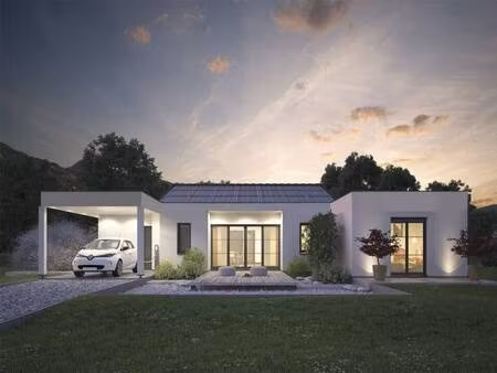terrain avec maison neuve à vendre