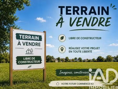 terrain constructible à vendre