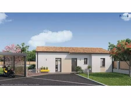 terrain avec maison neuve à vendre