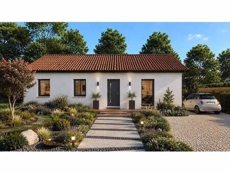 terrain avec maison neuve à vendre