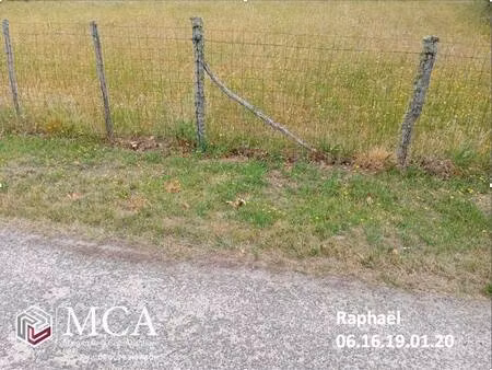 terrain constructible viabilisé à vendre