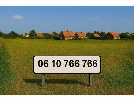 terrain constructible à vendre