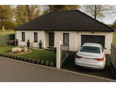 terrain avec maison neuve à vendre