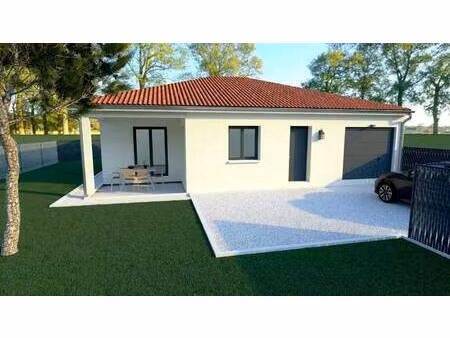 terrain avec maison neuve à vendre