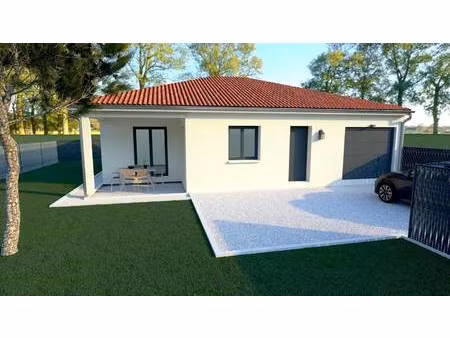 terrain avec maison neuve à vendre