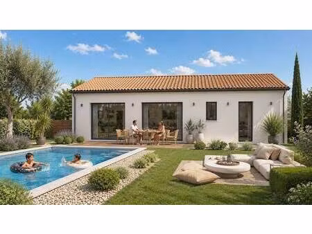 terrain avec maison neuve à vendre