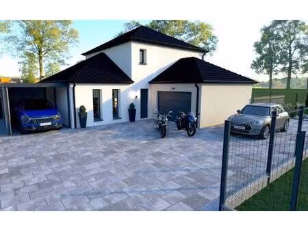 terrain avec maison neuve à vendre
