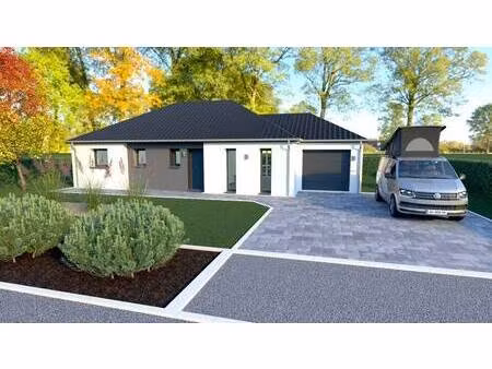 terrain avec maison neuve à vendre