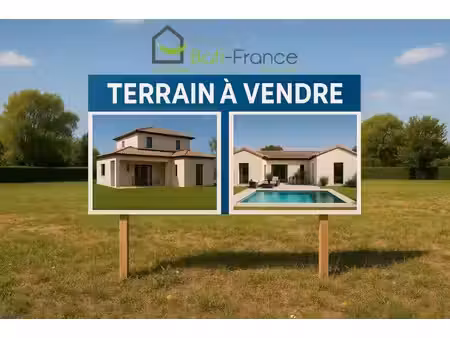 terrain constructible viabilisé à vendre
