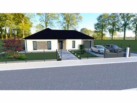 terrain avec maison neuve à vendre