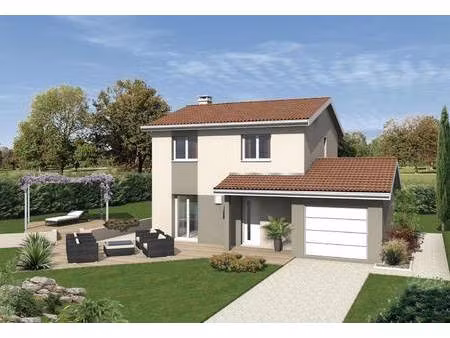 terrain avec maison neuve à vendre