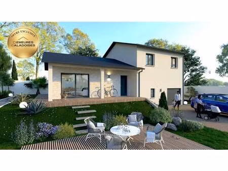 terrain avec maison neuve à vendre