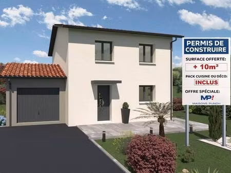 terrain avec maison neuve à vendre