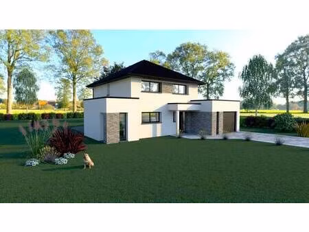 terrain avec maison neuve à vendre