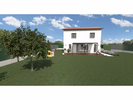 terrain avec maison neuve à vendre