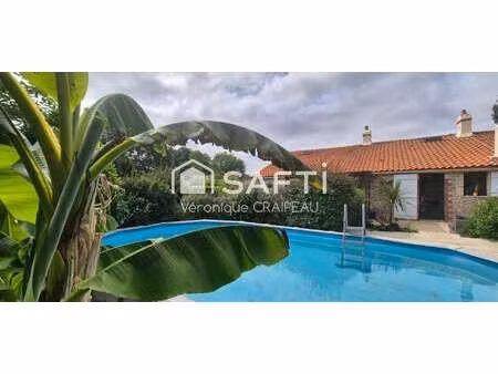 vente maison piscine à la roche-sur-yon zad - zi nord (85000) : à vendre piscine / 89m² la