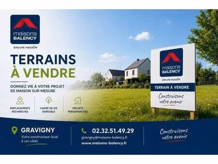 terrain constructible à vendre