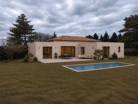 terrain avec maison neuve à vendre