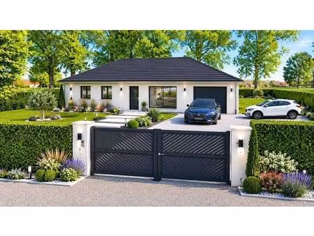 terrain avec maison neuve à vendre