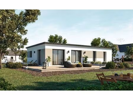 terrain avec maison neuve à vendre