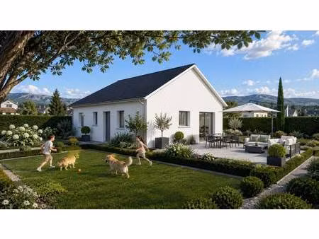 terrain avec maison neuve à vendre