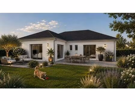 terrain avec maison neuve à vendre