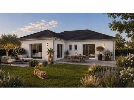 terrain avec maison neuve à vendre