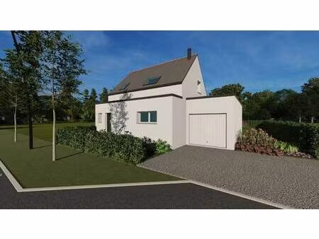 terrain avec maison neuve à vendre