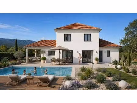 terrain avec maison neuve à vendre
