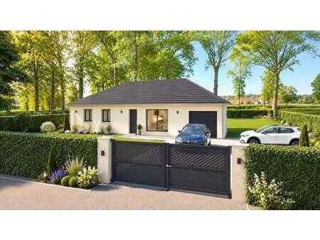 terrain avec maison neuve à vendre