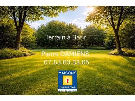 terrain constructible à vendre