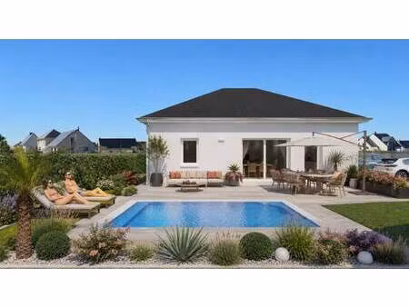 terrain avec maison neuve à vendre