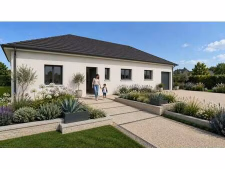 terrain avec maison neuve à vendre
