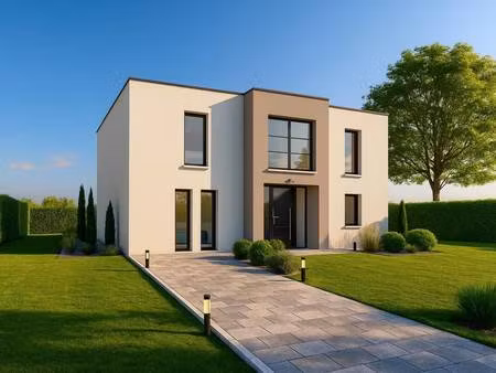 terrain avec maison neuve à vendre
