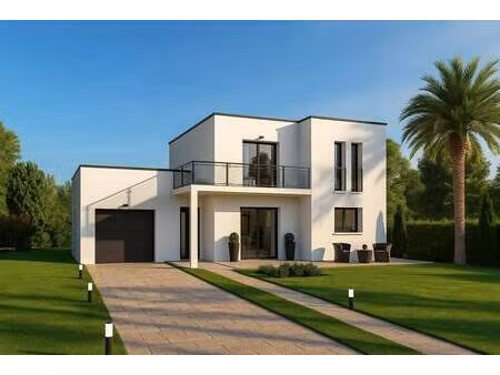 terrain avec maison neuve à vendre