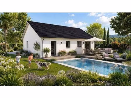 terrain avec maison neuve à vendre