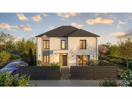 terrain avec maison neuve à vendre