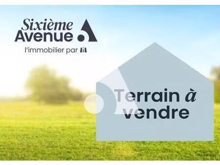 terrain à vendre