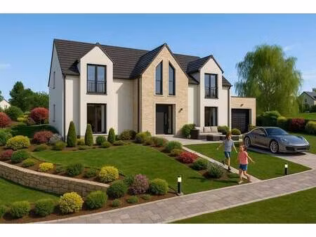 terrain avec maison neuve à vendre