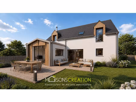 terrain avec maison neuve à vendre