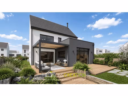terrain avec maison neuve à vendre