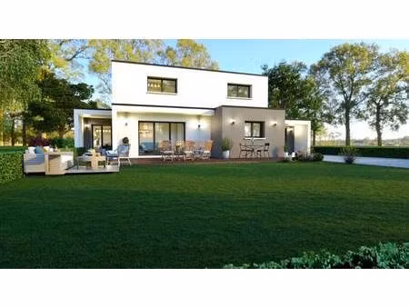 terrain avec maison neuve à vendre