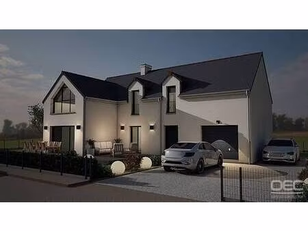 terrain avec maison neuve à vendre