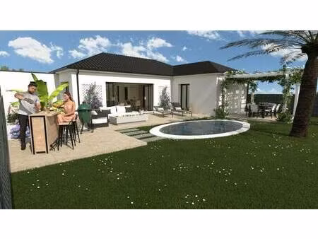 terrain avec maison neuve à vendre