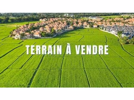 terrain constructible à vendre