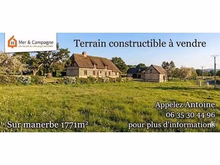 terrain constructible à vendre
