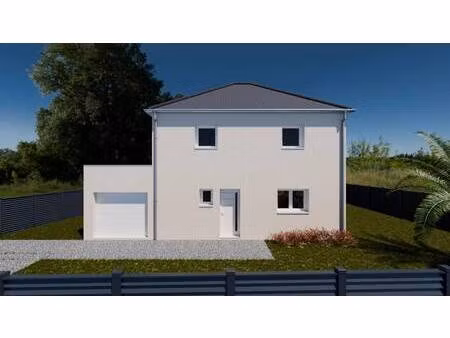 terrain avec maison neuve à vendre