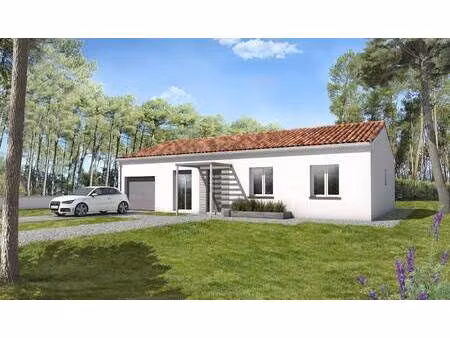 terrain avec maison neuve à vendre