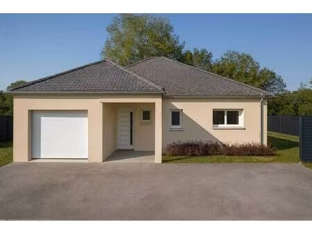 terrain avec maison neuve à vendre