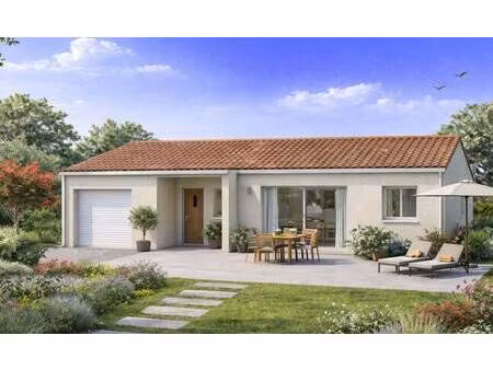 terrain avec maison neuve à vendre